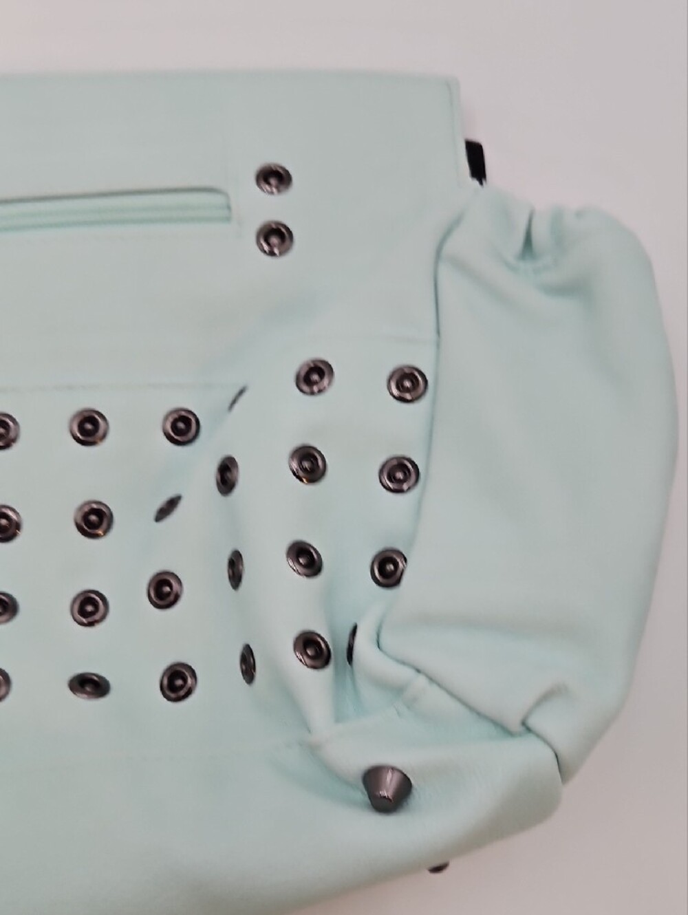 Miche Luxe Mint Shell with Black Eyelet Accents New Prima Strap - Picture 5 of 13